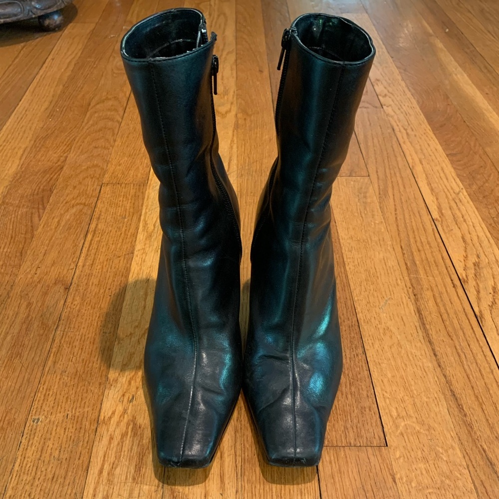 Nine West Black Heeled Boots